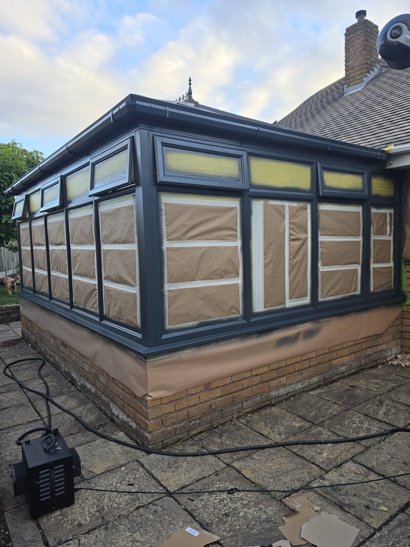 After: Conservatory respray